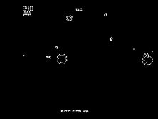 Snapshot:  Meteorites (bootleg of Asteroids)