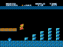 Snapshot:  Vs. Skate Kids. (Graphic hack of Super Mario Bros.)