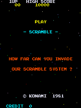 Title:  Scramble (bootleg?)